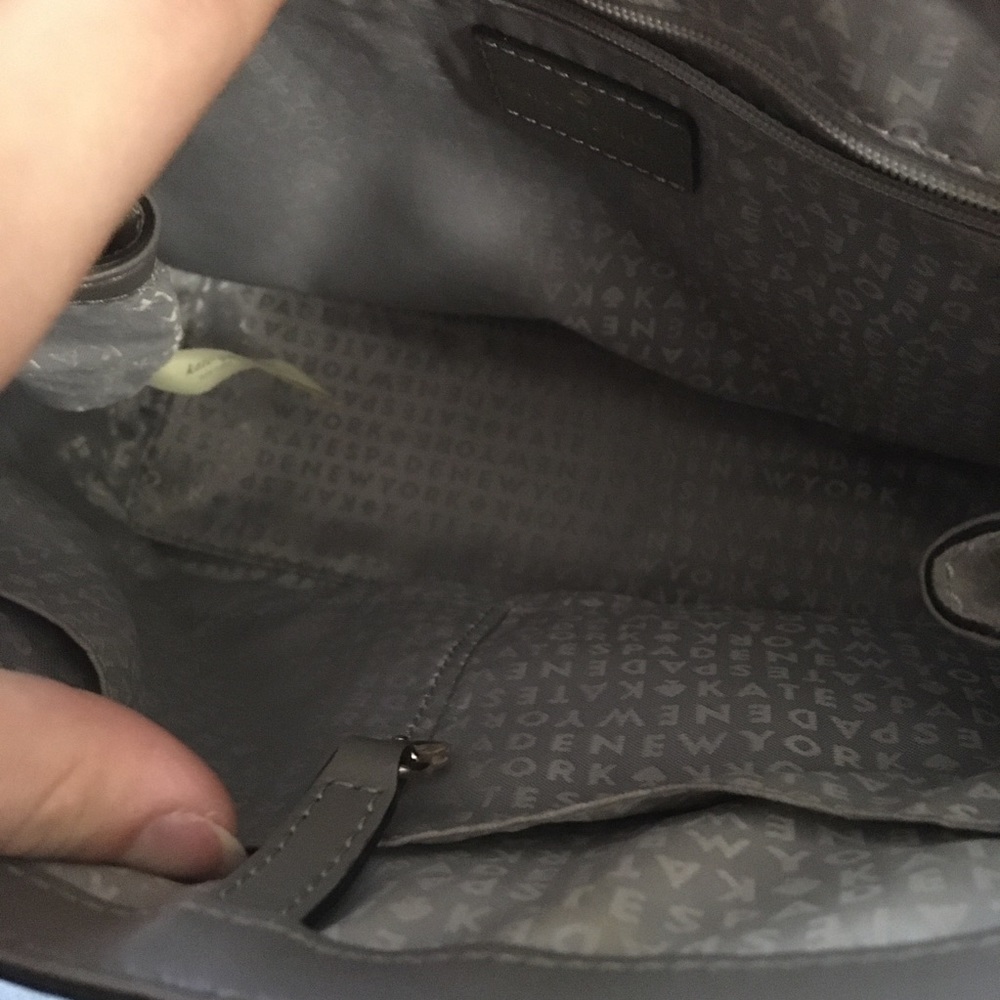 Gray Kate Spade Purse - Picture 5 of 7